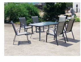 이 직사각 유리 탁자 + 의자 6개 BLT N280 (매장 판매 상품)