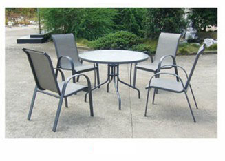 이 원형 유리 탁자 + 의자 4개 BLT N281 (매장 판매 상품)