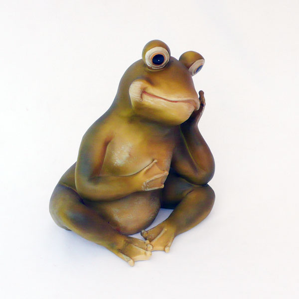 앉은 개구리 녹색 30cm N680857-B